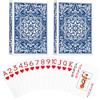 Aomaic 2 carte da gioco da poker con indice jumbo, design professionale, carte da gioco di carte da poker di alta qualità per famiglie, giochi di carte, Texas, Holdem, Poker, Romme, Blackjack, Canasta