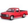 Maisto - Chevrolet 454 SS Pick-Up Truck - Veicolo in miniatura in scala 1:24 - Rosso - Giocattolo per bambini - da collezionare a partire dai 3 anni - M32901R