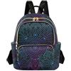 ALAZA Piccolo zaino borsa da donna borsa da viaggio alla moda zaino zaino borsa a tracolla, Mandala., Small