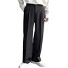 Generic Pantaloni da completo da uomo, gamba larga, pantaloni da jogging, pantaloni in tessuto a vita alta, pantaloni chino, pantaloni casual vestibilità ampia, pantaloni casual per tutti i giorni, pantaloni