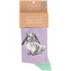 Wrendale Designs Wrendale SOCKC004 - Calzini per bambini Rosie Rabbit, coniglietto, viola, taglia: 27-31, 1 paio, Lilla, 27-31