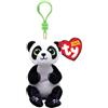 Ty TEENY TYS TY Beanie Bellies Clips - Anello Porta Chiavi di Peluche, Ying Il Panda con Gli Occhioni Verdi Glitter, Gli Animaletti di Peluche con Il Pancino Morbido Originali TY - 12 Cm - T43108