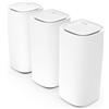 Linksys Velop Pro Sistema WiFi 6E mesh MX6203-KE, Router Cognitive Mesh, Accesso alla Banda 6 GHz e Velocità di 5.4 Gbps, Copre fino a 825 mq e 600 dispositivi, Conf. da 3