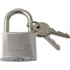 MAURER 3100860 - Lucchetto in acciaio 50 millimetri arco normale, Cranberry