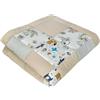 Medi Partners Coperta per neonati 100% cotone 100x100cm multifunzionale Morbido spesso Tappetino da gioco Inserto per box