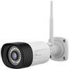 NIVIAN Telecamera di Sicurezza WiFi-6 2K per Esterni - Case Metallico Resistente, Visione Notturna Doppia, IA Intelligente per Rilevamento Umano e Audio Bidirezionale. Compatibile con Kit CCTV