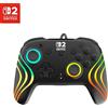 Turtle Beach Afterglow Nero controller da gaming RGB cablato con licenza ufficiale per Nintendo Switch 2