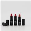 N°1 Perfetto Trio rossetti: Balm Rouge, Vermiglio e Platinum rosso