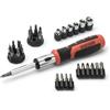 Black+Decker Giravite a cricchetto con 6 inserti e 22 punte