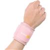 BraceUP Fascia Polso a Compressione - Supporto Polso Regolabile per Palestra, Tennis, Allenamento e Sport - Fascia Stabilizzante Taglia Unica per Uomo e Donna (Rosa)