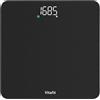 Vitafit Bilancia Pesapersone, Alta Precisione 0,05kg dalla Nostra Bilancia Fabbrica Professionale Dal 2001, Pesa Persone Digitale LED e Step-On, 3*AAA Batterie Incluse, 182kg, Spray Argento Nero