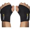 BraceUP Tutore Polso, Polsiera Ortopedica - Polsino Ortopedico Design Leggero Sinistro e Destro per Tunnel Carpale - Fascia di Supporto (2, Nero)