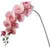 Generic Orchidea farfalla artificiale, fiori finti realistici, ramo di Phalaenopsis artificiale al tatto, per decorazione di feste di nozze (rosa scuro)