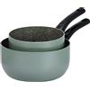 MAMÙ - Casseruola a 1 manico set 2 pezzi Linea Jet diametro 16/20 cm