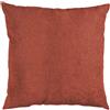 COTTON & COLOR - Cuscino Arredo Sfoderabile Terracotta con Interno in Fibra 50×50 cm