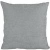 COTTON & COLOR - Cuscino Arredo Sfoderabile Grigio con Interno in Fibra 50×50 cm