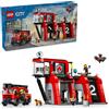 Lego City 60414 - Caserma dei pompieri e autopompa