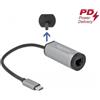 Delock 64116 DELOCK USB Type-C Adapter > Gigabit LAN PowerDelivery Anschl
