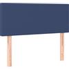 vidaXL Testiera blu 80x5x78/88 cm Tessuto