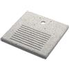 Belfer Base Quadrata 40x40x4 cm per Fontane con Ghiera Grande in Cemento Belfer 42/BSE/7 Grigio