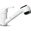 Apell Rubinetto Cucina Miscelatore Monocomando Doccetta Estraibile Apell AP20GW Granito Bianco