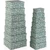 Versa Set di scatole impilabili per fiori 15 pezzi 35 x 16,5 x 43 cm - Marca EAN: 8420327545329