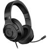 Kingston Cuffie da gioco LORGAR Noah 101 cablate, jack 3,5, 2 m, nero