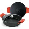 IBILI MENAJE, S.A. Ibili Excellent Titanium Pot 36 Cm Argento Taglia Unica