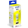 Epson Cartuccia d'inchiostro Epson EcoTank 104, giallo, kit di ricarica, 7500 pagine, 1 pezzo