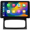 Happiq Autoradio con Bluetooth e CarPlay per Renault Clio 2 (2000-2012) - Compatibile con Apple e Android - Impianto stereo con sistema di navigazione - 2 GB di RAM, 64 GB di memoria