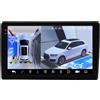 Happiq Autoradio con Bluetooth e CarPlay per Ford Fiesta (1995-2001), compatibile con Apple e Android, impianto stereo con sistema di navigazione