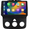 Happiq Autoradio con Bluetooth e CarPlay per Dodge Ram 1500/2500 e 3500 (2013-2018) - Compatibile con Apple e Android - Impianto stereo - Sistema di navigazione - 2 GB di RAM, 32 GB di memoria