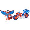 Hasbro Figurina Captain America Sam Wilson 7,5 cm e veicolo Super Moto, giocattolo Supereroi, Iron Man e i suoi straordinari amici, dai 3 anni in su