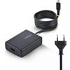 StarTech.com Caricatore USB-C da 100W per Laptop con Cavo USB-C Integrato da 1,5 m, Alimentatore per Dell, XPS, HP ProBook, MacBook Pro, Microsoft Surface Pro