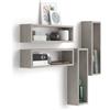 OEM Asse per cubi in cemento grigio, set da 4, italiano