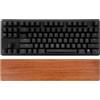 OEM Poggiapolsi ergonomico - Poggiapolsi in legno per tastiera - Adatto per laptop e ufficio - Colore palissandro - Design ergonomico - Supporto per i polsi - Modello: Razer e Logitech TKL - Materiale: legno