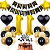 OEM Decorazione di compleanno per un bambino di 11 anni - Decorazione per torta dorata