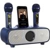 OEM Sistema karaoke wireless per TV con 2 microfoni