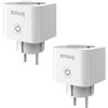 OEM Comando intelligente 16 A 24 GHz compatibile con Alexa/Google Home - Misurazione del consumo energetico - Comando vocale - Telecomando tramite app