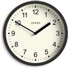 OEM Piccolo orologio da parete rotondo, 20 cm, grigio scuro, di facile lettura