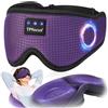 OEM Maschera per dormire Bluetooth con ASMR, maschera per dormire con musica wireless, design ultra morbido simile a cuffie, ideale per chi dorme di lato, per lo studio, in viaggio o come regalo per uomini e donne (3D ROSSO)