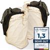 OEM Set di 2 teli per il lavaggio del riso, 67x87 cm, 100% cotone, Oeko-Tex, grande, per biancheria sporca