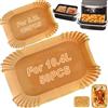 OEM 150 fogli di carta da forno per asciugacapelli, 9000, carta da forno rettangolare per asciugacapelli Flex Drawer Dual Zone da 5,2 L, 10 L e 10,4 L, due diverse misure per asciugacapelli