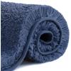 OEM Tappetino da bagno in microfibra blu navy 40 x 60 cm