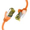 OEM Cavo di rete CAT.6a - Cavo Ethernet LAN - Trasmissione dati veloce - Schermatura S/FTP PIMF - 50 m - Arancione