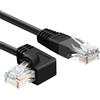 OEM Cavo Ethernet con curva a 90 gradi - 3 m - bianco - Cat6 - cavo - per spazi ristretti