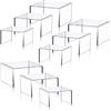 OEM Set diorama in acrilico per esporre cupcake e dolciumi - 9 pezzi