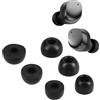 OEM Set di auricolari in schiuma memory, comodi da indossare per tutto il giorno - Compatibili con True Wireless 3 - Nero - Taglie XS, S, M e XL