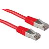 OEM Cavo Ethernet Cat 5e - Cavi di rete e Internet - Connettività Internet ad alta velocità - 3 metri - rosso - Rivestimento protettivo in FTP e TPE