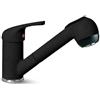 Apell Rubinetto Cucina Miscelatore Monocomando Doccetta Estraibile Apell AP20GB Granito Nero